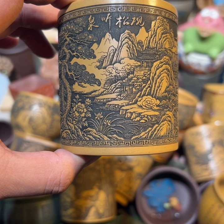 茶杯紫砂宜兴紫砂主人杯