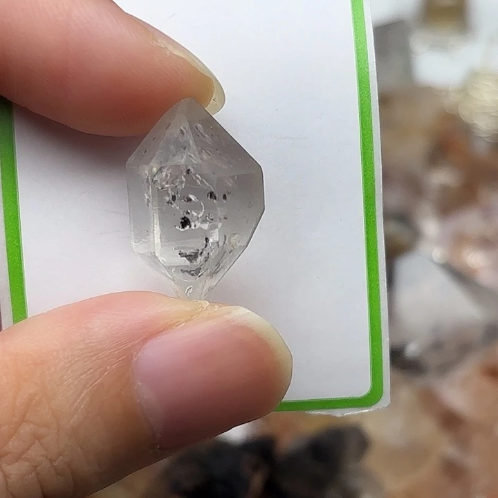 水晶未镶嵌颈饰水胆闪灵钻21mm+