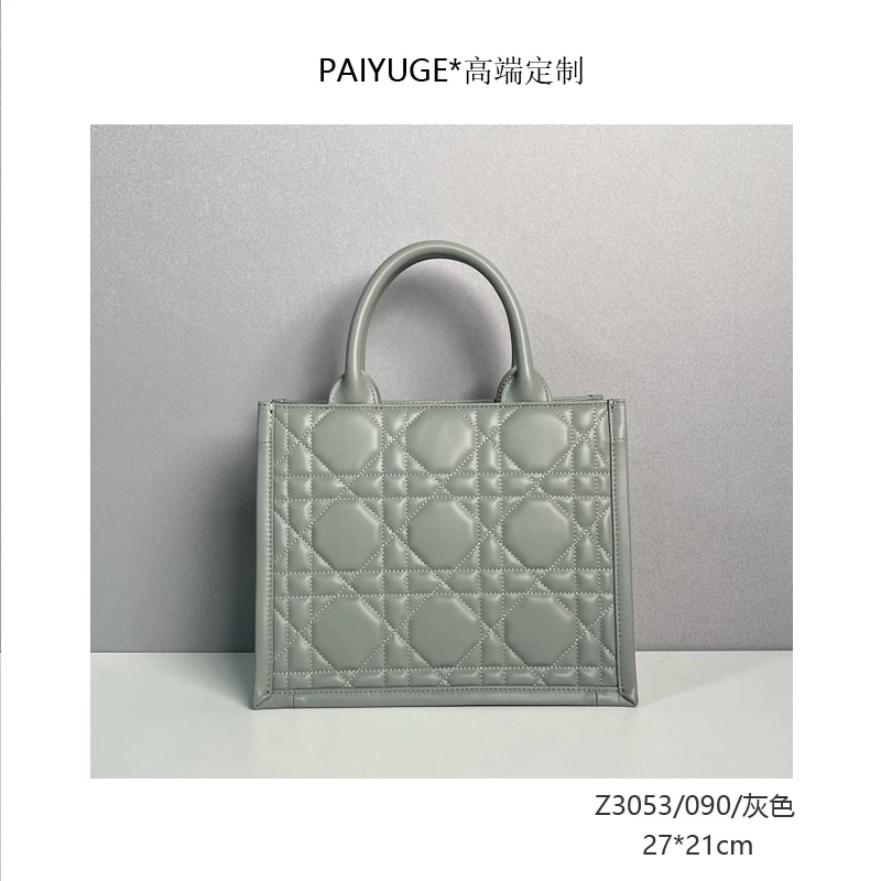 Z3053/090/灰色 高端订制时尚百搭女士手提单肩斜挎包1487