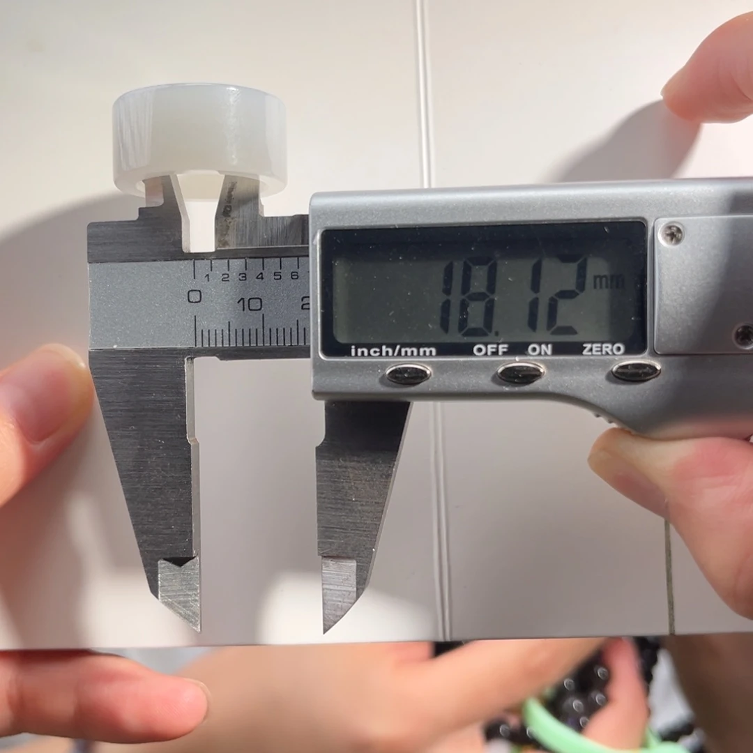 和田玉戒指未镶嵌浅紫5戒圈175