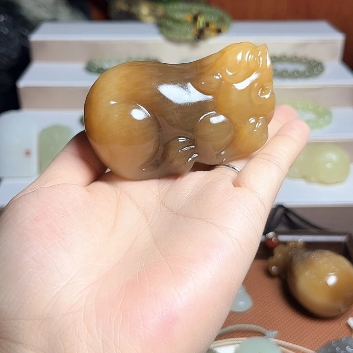 和田玉（糖玉）未镶嵌手链