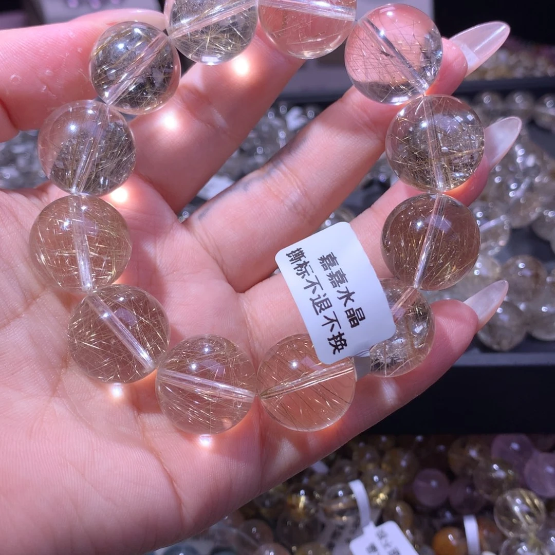 是****未镶嵌手串水晶银发