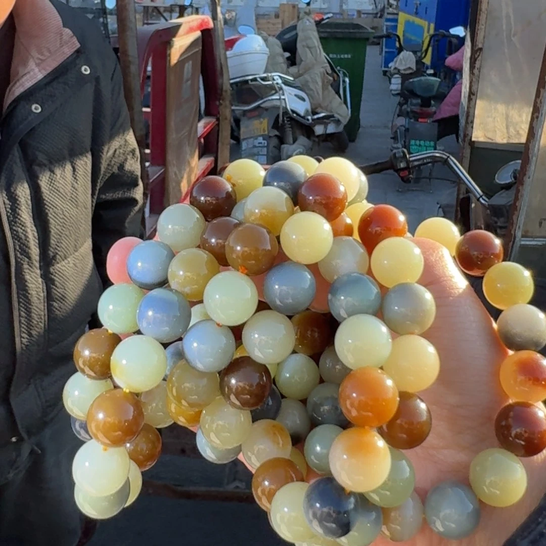 和田玉颈饰未镶嵌D卡12多宝多样性拍一发一