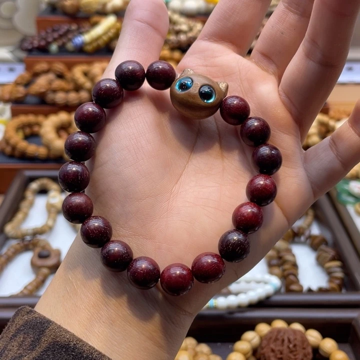 银S925紫檀10.1手串