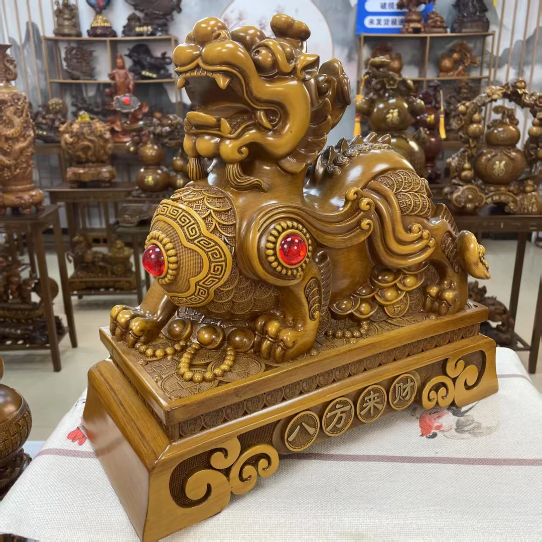 招财进宝貔貅长30高28摆件玄关客厅家居公司店铺开业送礼高档装饰