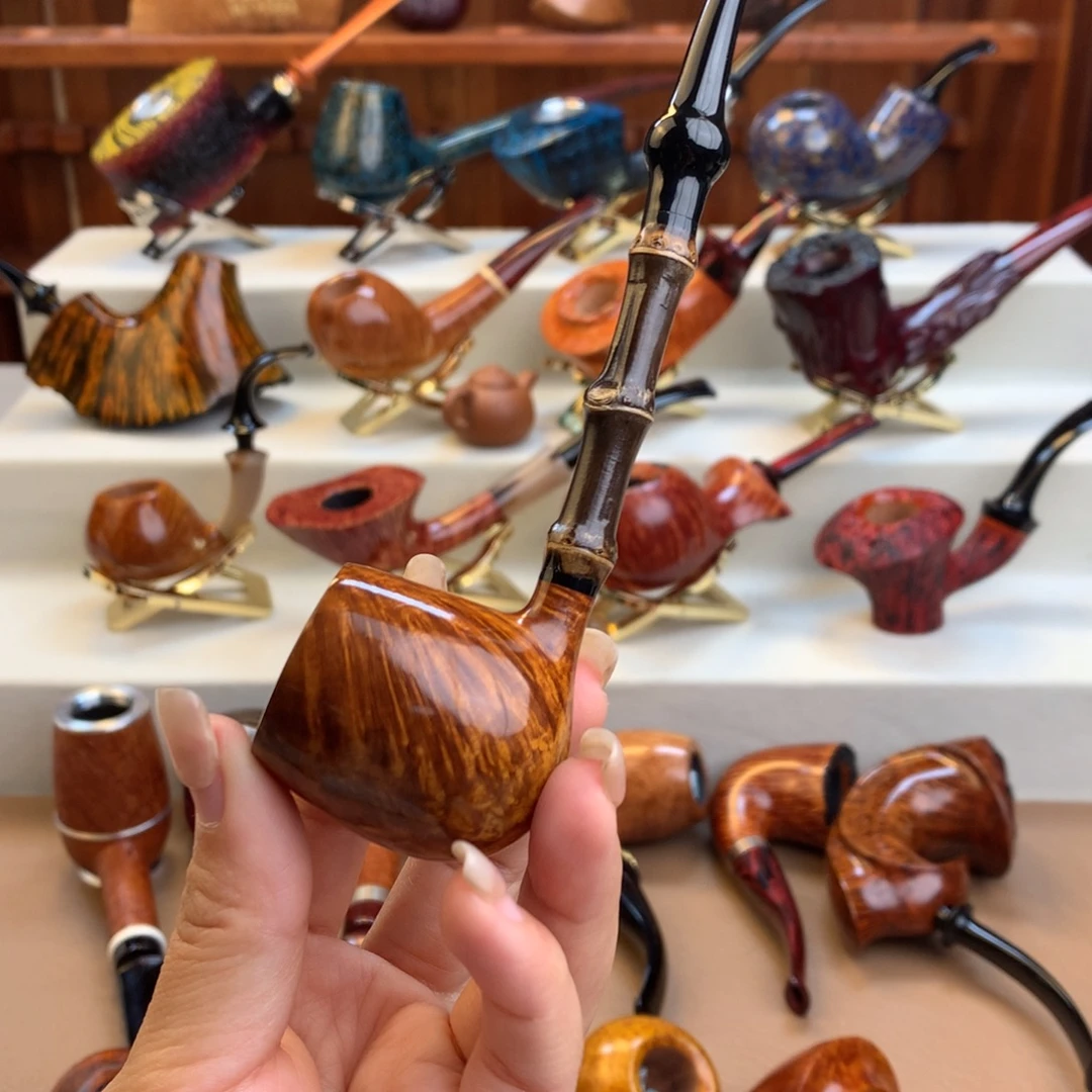 小***鱼高品质石楠木烟斗