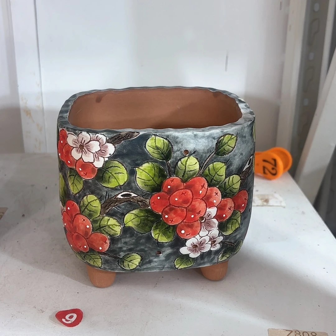 紫砂花盆手工花盆默认微瑕13/13