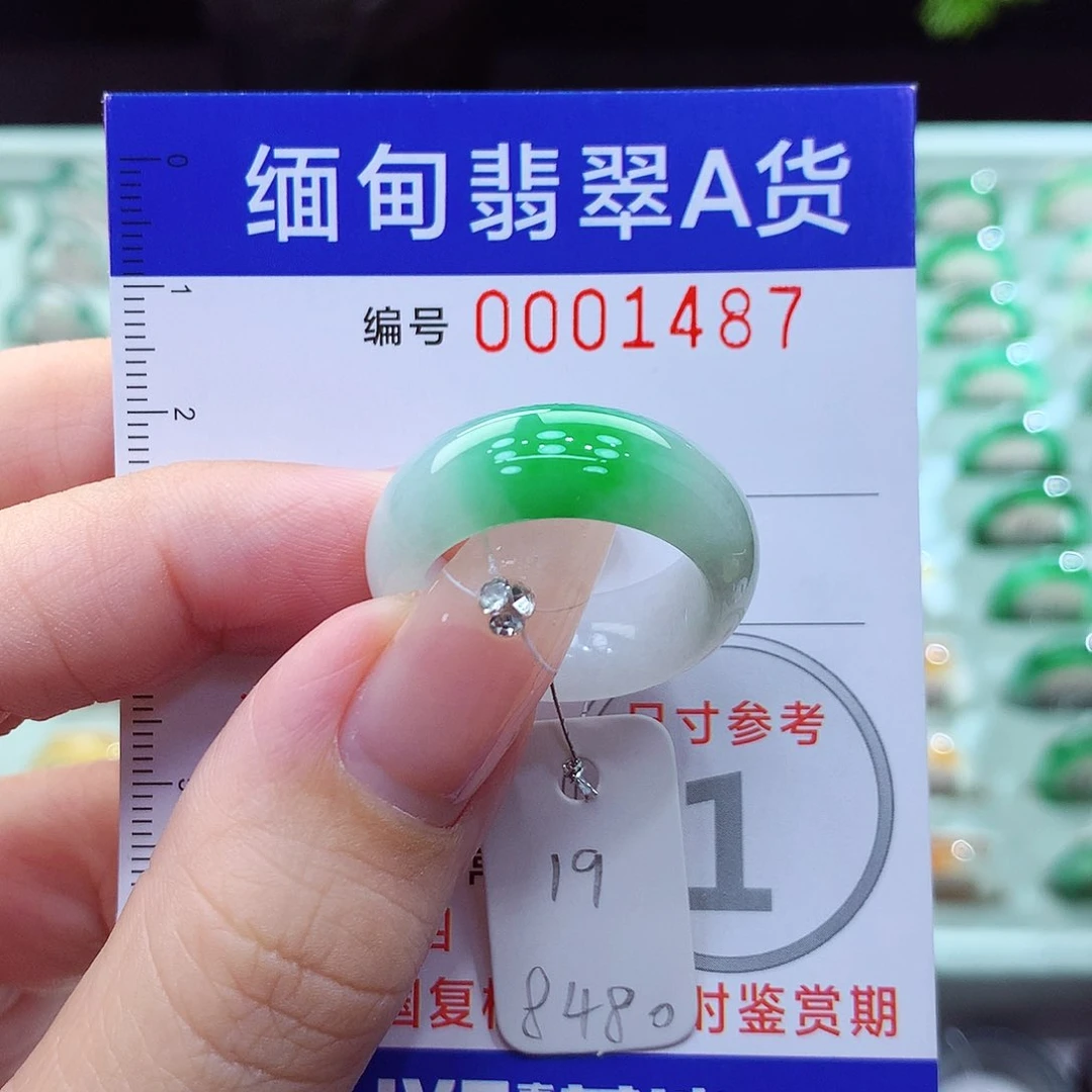 翡翠戒指未镶嵌19号