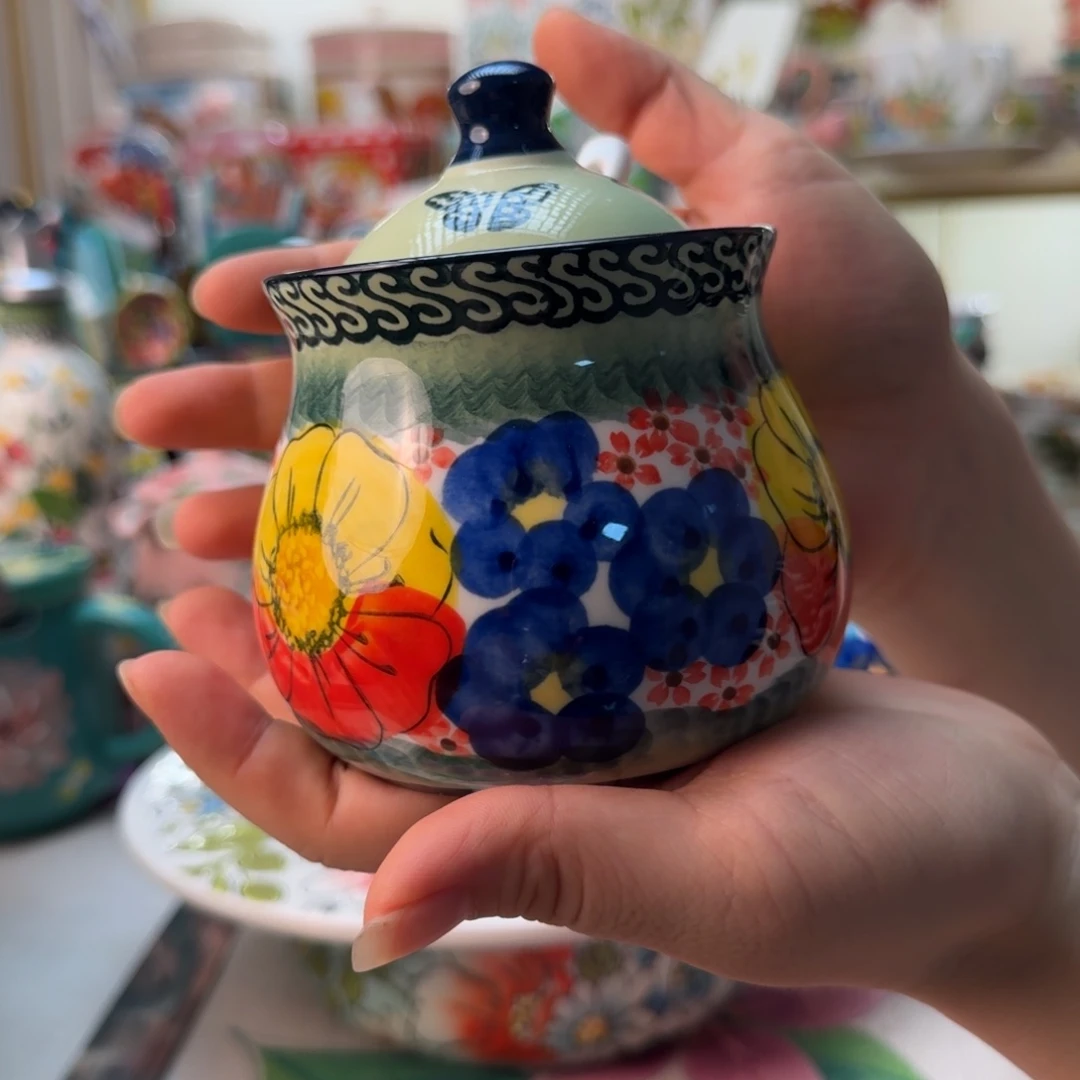 陶瓷260毫升莫妮卡调料罐一个看图