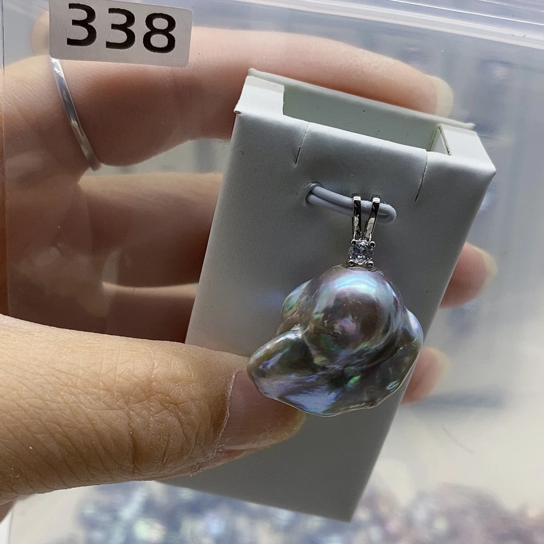 颈饰合金淡水珍珠