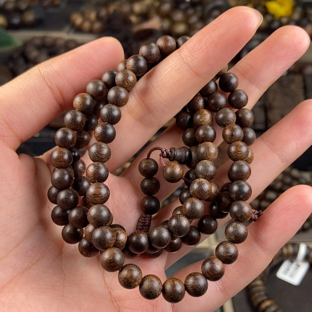 手串沉香木大****喵越南芽庄白沉香