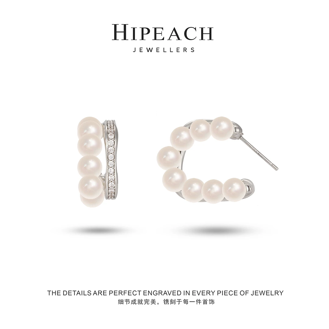 镀K金 ♠流光精致♠ 百搭耳钉HTBL0090