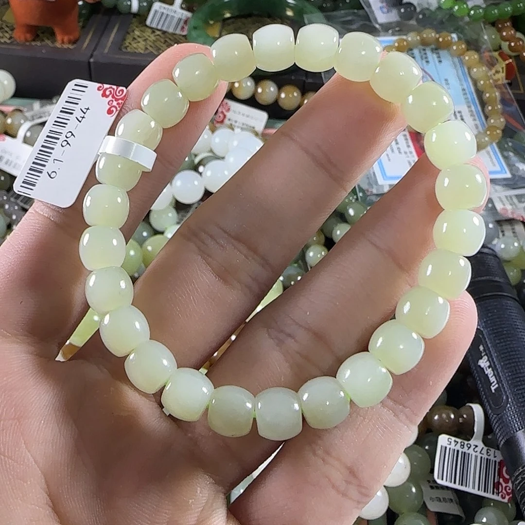 和田玉未镶嵌手链189