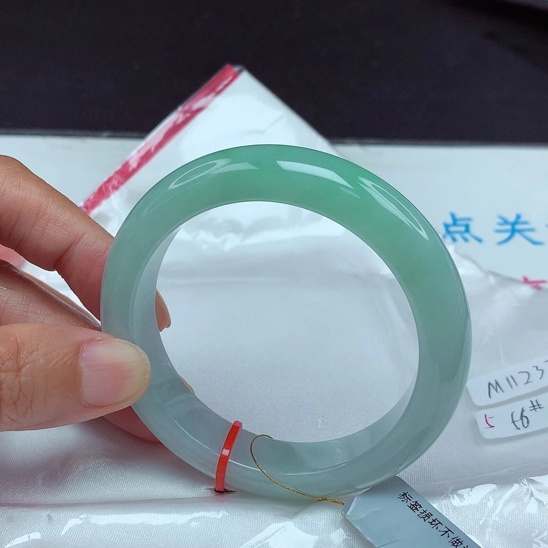 翡翠未镶嵌手镯56圈2370