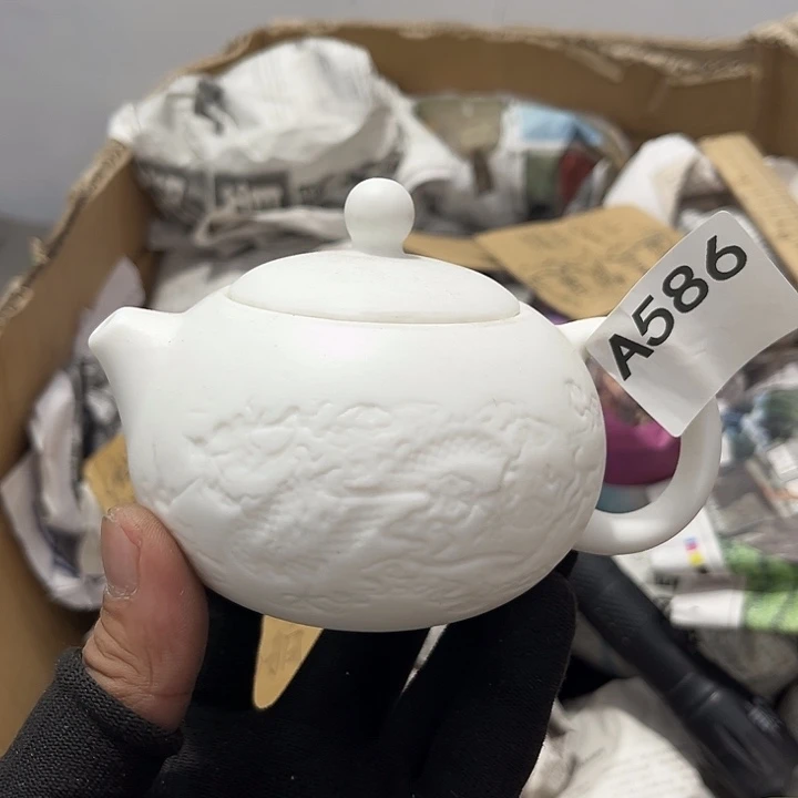 瓷片茶摆件工艺品摆件666