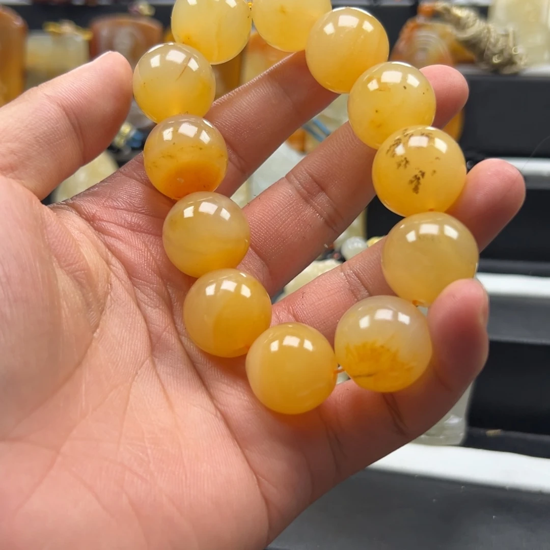 石英质玉（黄龙玉）未镶嵌多样性发货，发其一