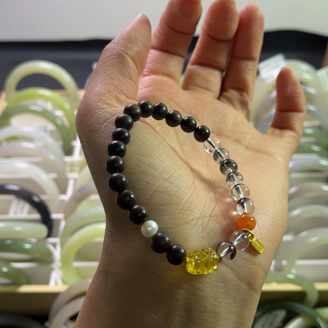 水晶手链未镶嵌?****铺