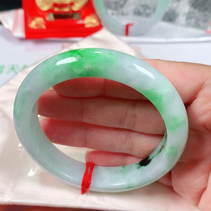 未镶嵌手镯翡翠   编号1020 正圈57