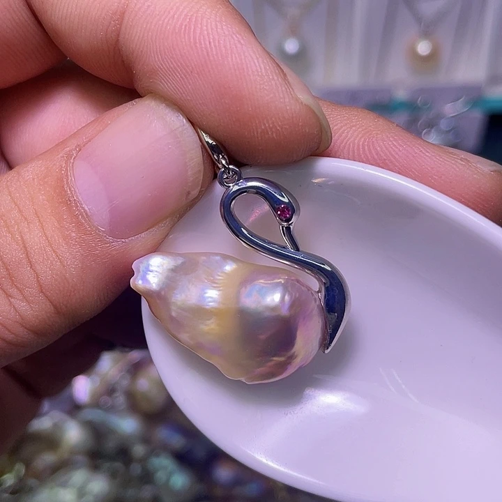颈饰合金淡水珍珠27