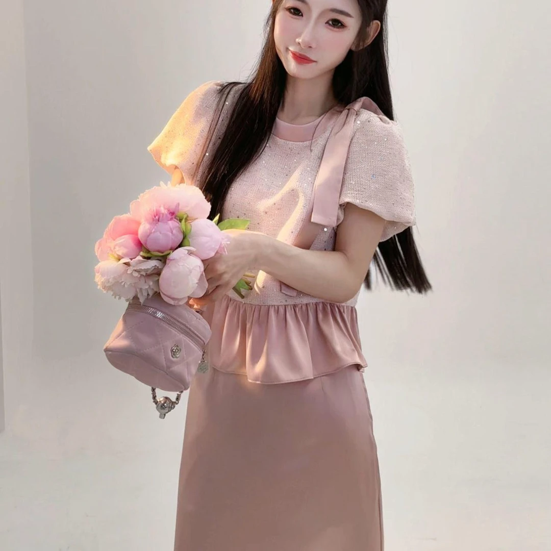 单件/套装柏林城堡夏季品质女装洋气2025时尚财阀两件套千金小众