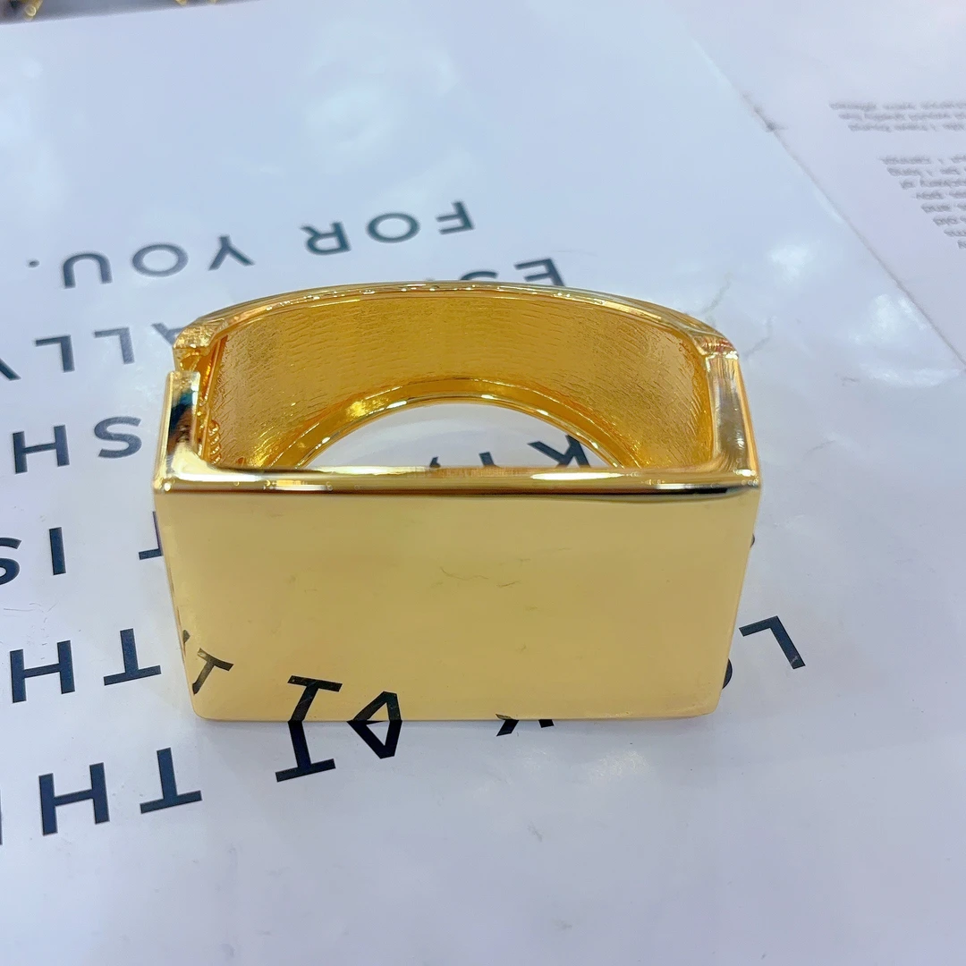 铜合金手镯 铜合金手镯金色412-23-1爆款百搭时尚手镯