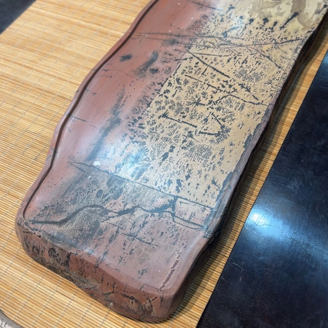 停***螺天然国画石干泡台33*15