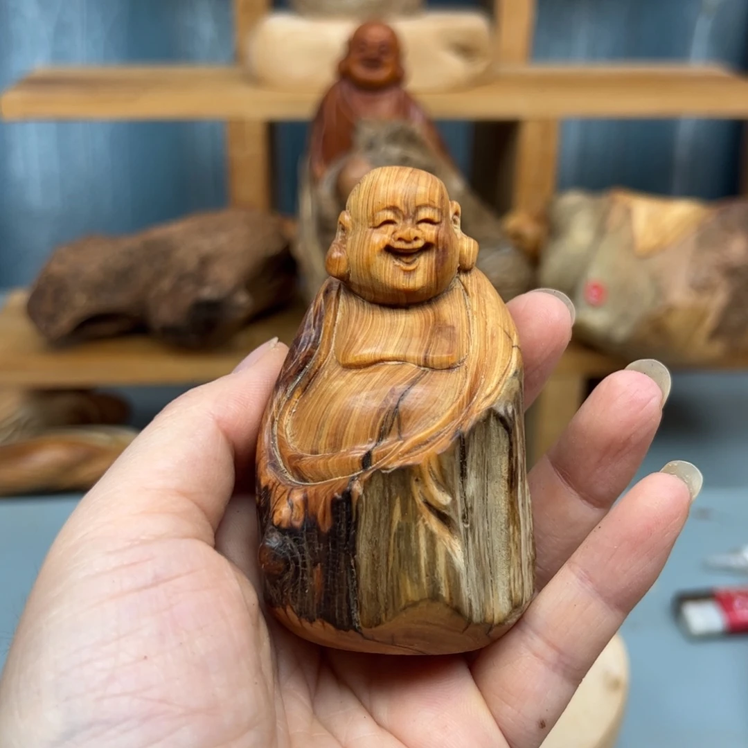 柏木崖柏木摆件手把件