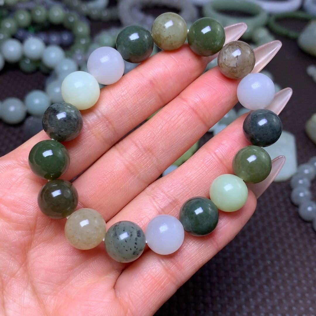 未镶嵌手串和田玉卡12