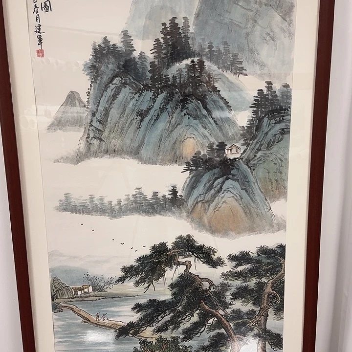 国画归乡图 8平尺不带框