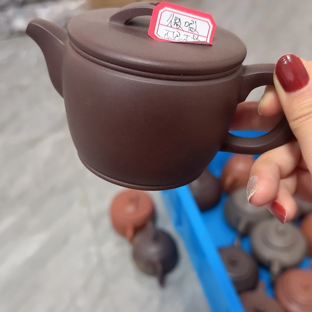 紫砂茶壶黄龙山原矿紫砂220