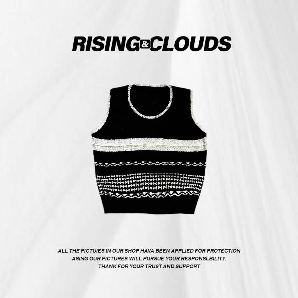 RISING&CLOUDS莎莎【文然】夏季休闲舒适透气毛衣060351