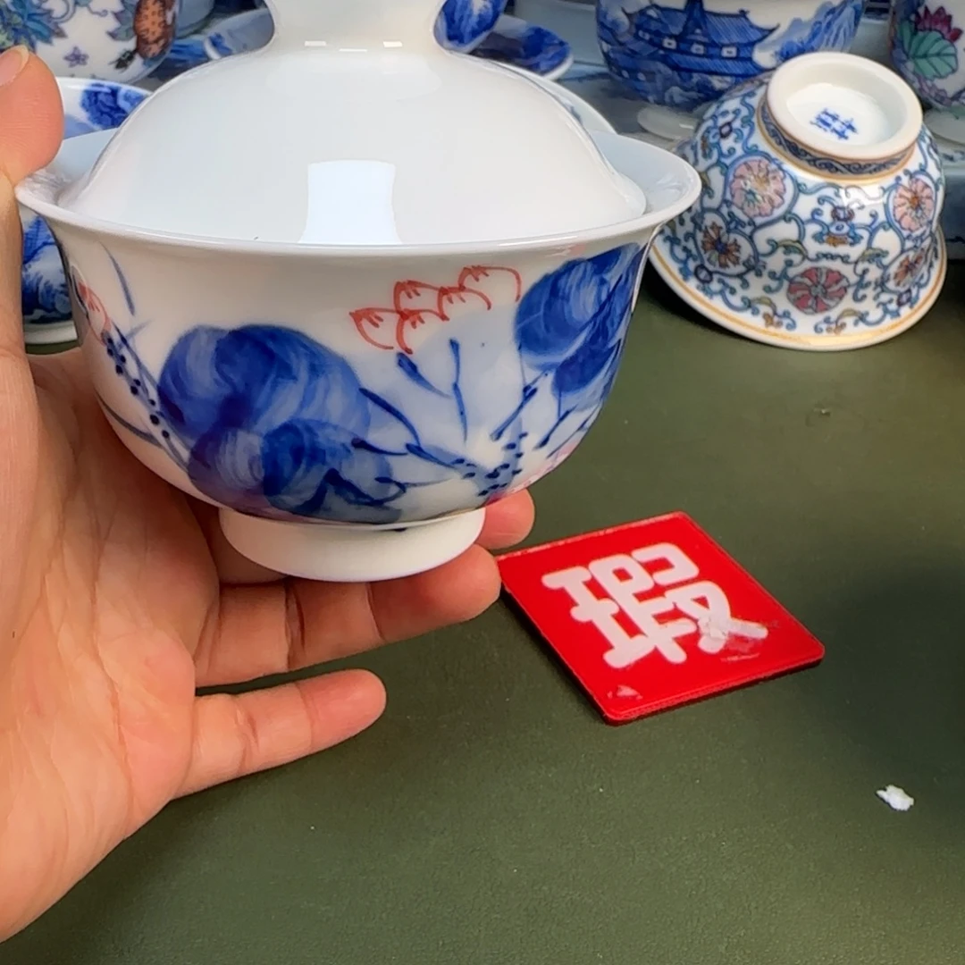景德镇纯手绘茶具圆圆201