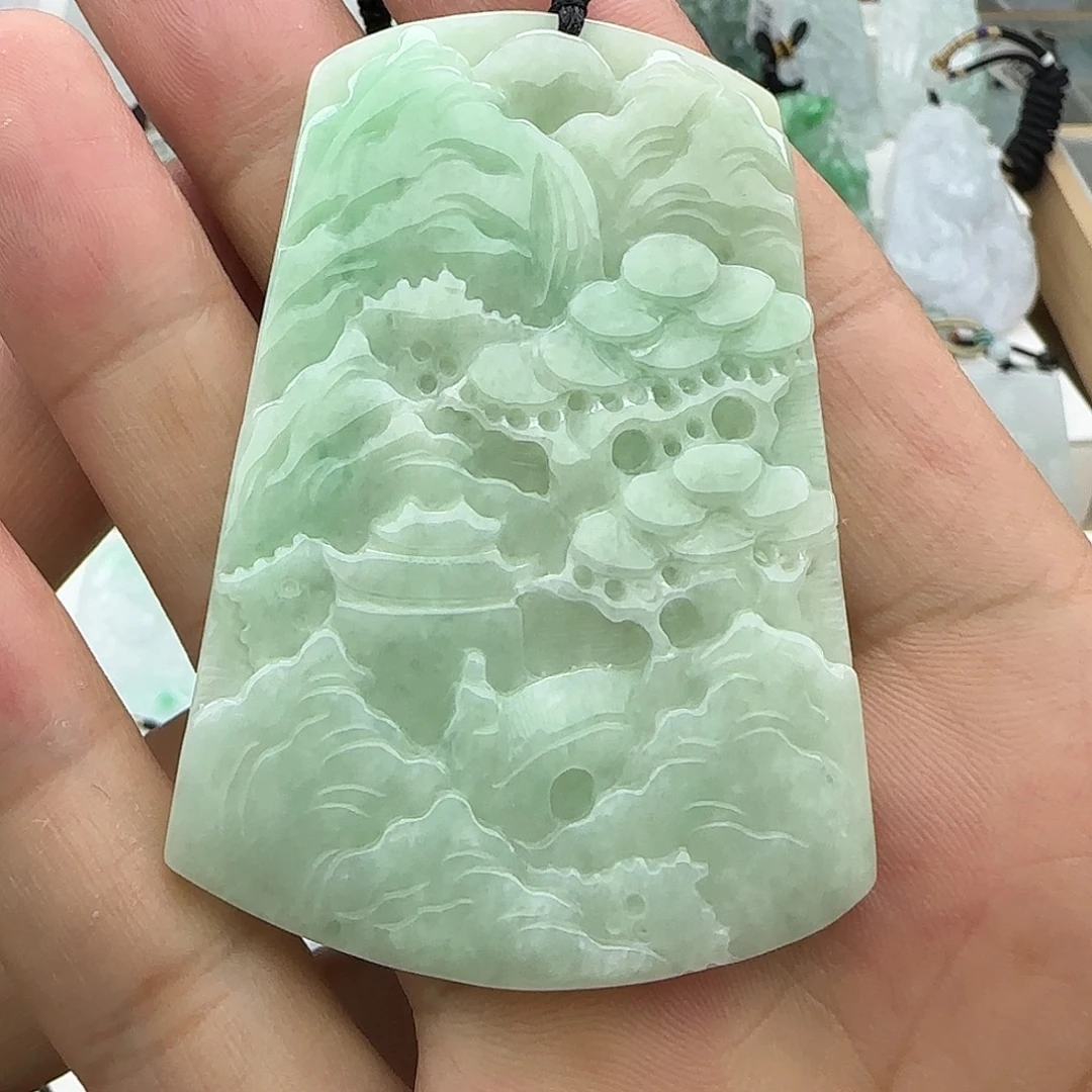 翡翠未镶嵌颈饰翡翠