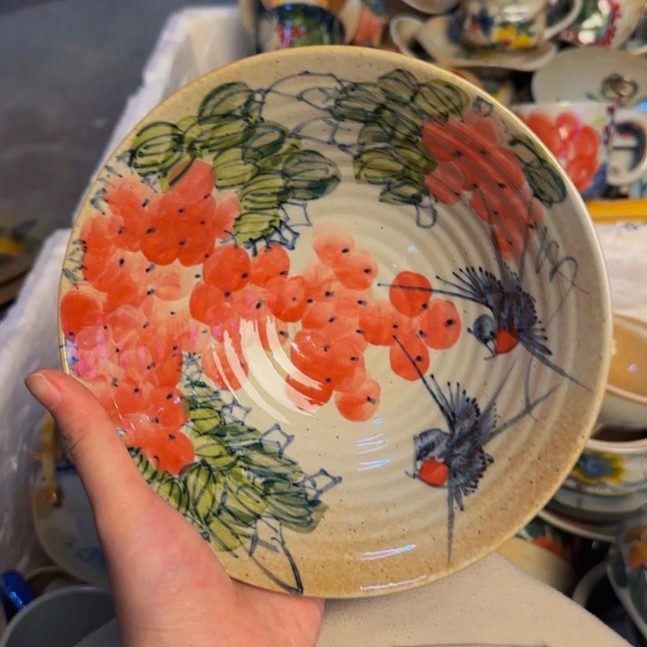 瓷片景德镇陶瓷手工手绘