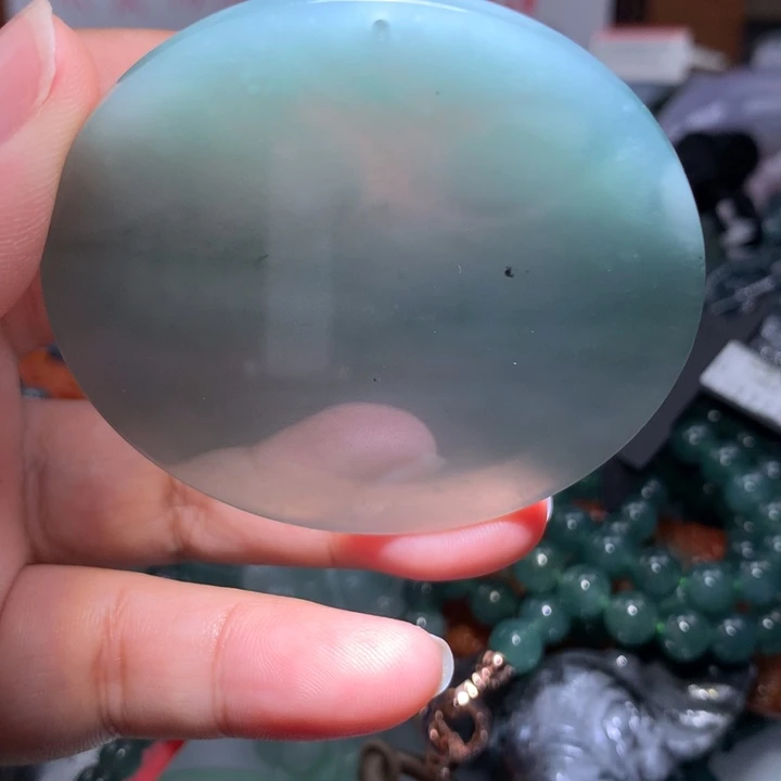 翡翠颈饰未镶嵌保真天然A货翡翠