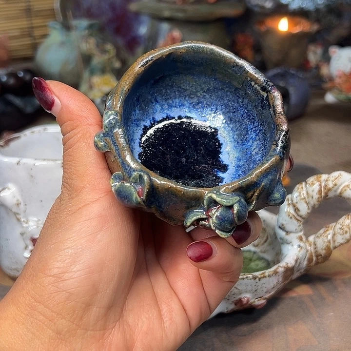 福利手工粗陶高温陶器