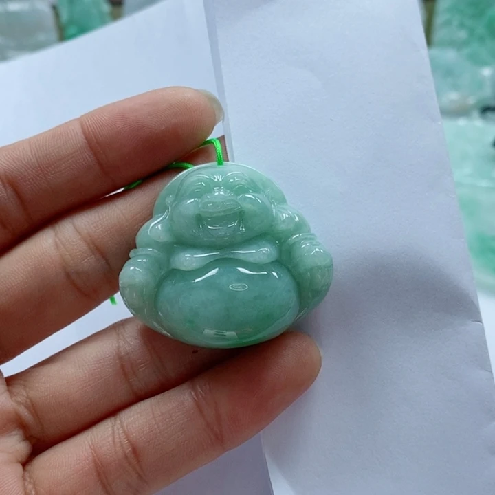 翡翠颈饰未镶嵌甜****天然