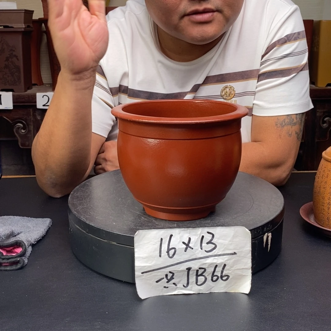 紫砂花盆货号一只JB66