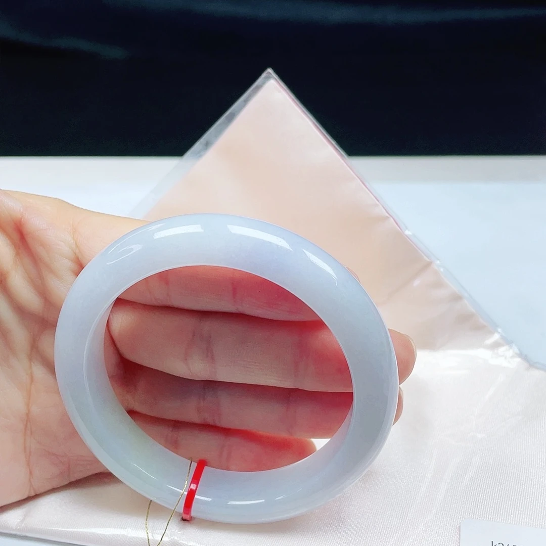 翡翠未镶嵌手镯56➕圈口