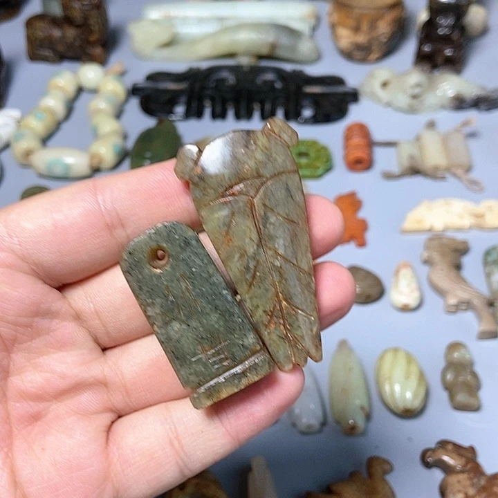 和田玉未镶嵌颈饰127