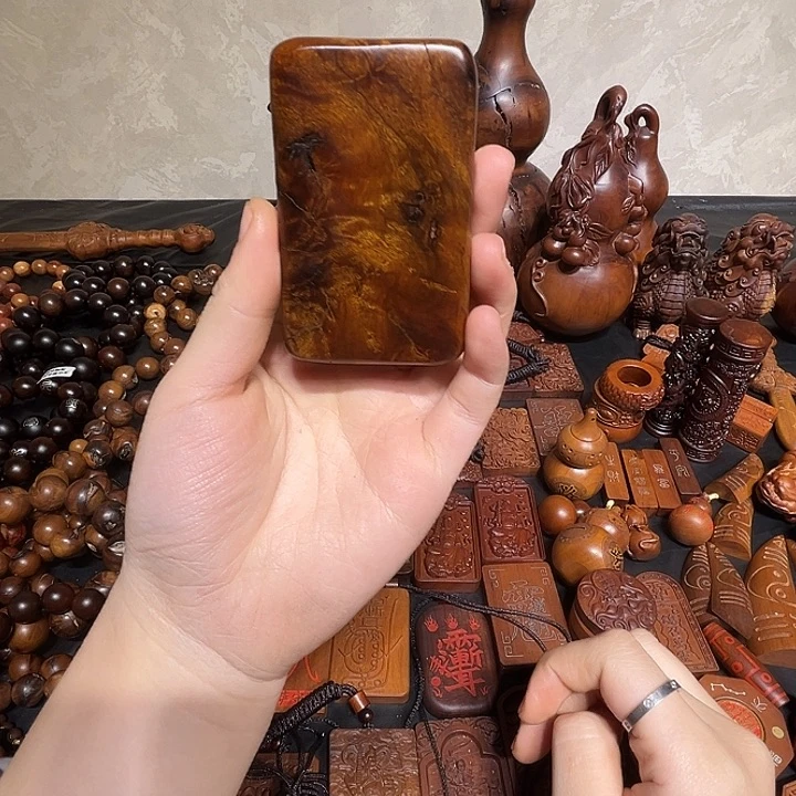 枣木满牛毛纹尺寸牌
