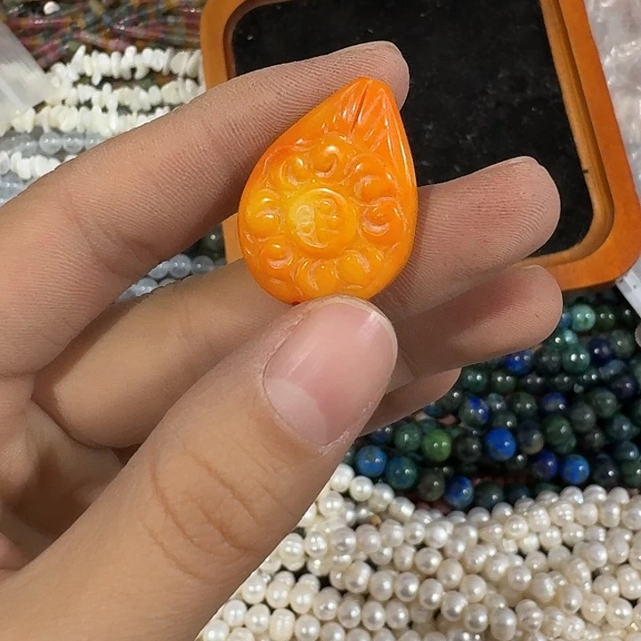 玛瑙/玉髓合金珠宝半成品51号打包