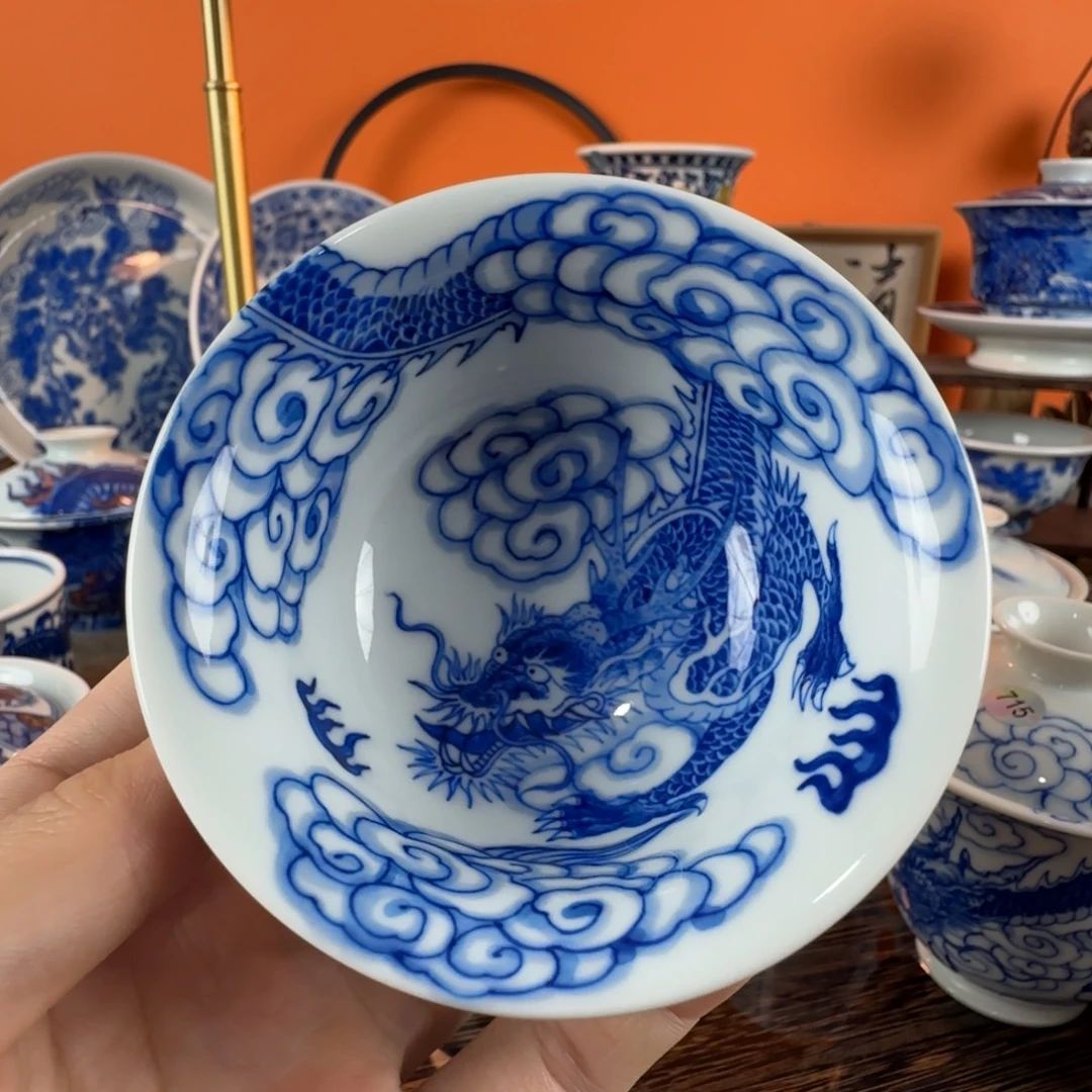 瓷片景德镇手绘青花茶器042