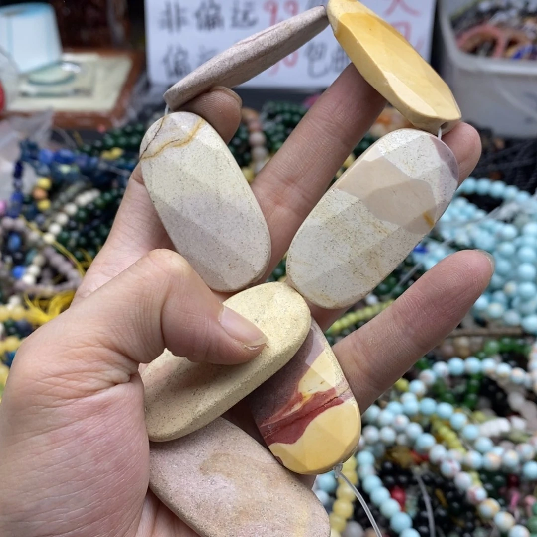 玛瑙/玉髓未镶嵌珠宝半成品一条阿拉善B83