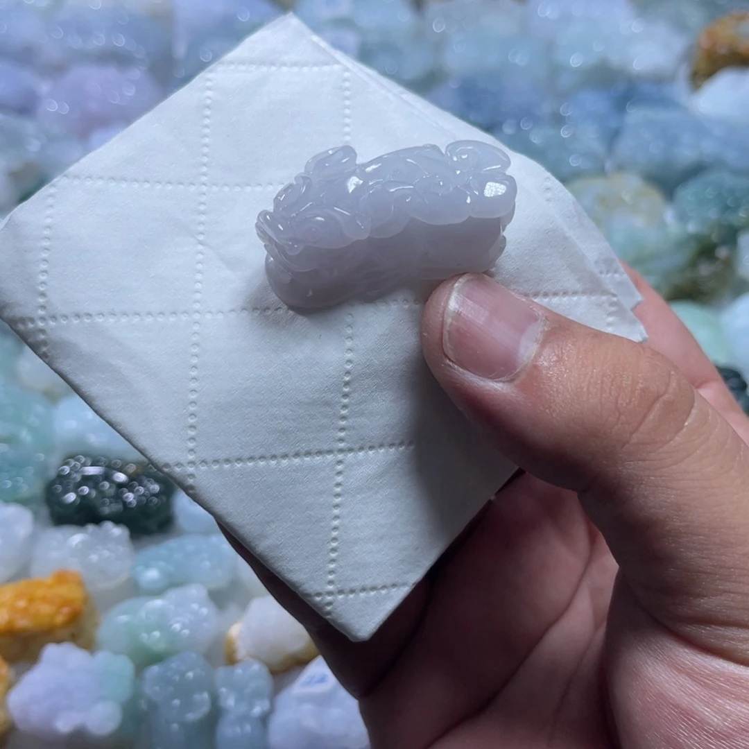 翡翠未镶嵌颈饰天然