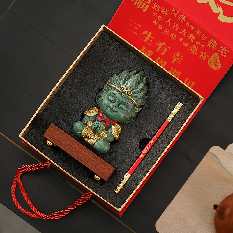 如意金箍笔齐天大圣笔架悟空摆件送考生朋友同事毕业季生日礼物