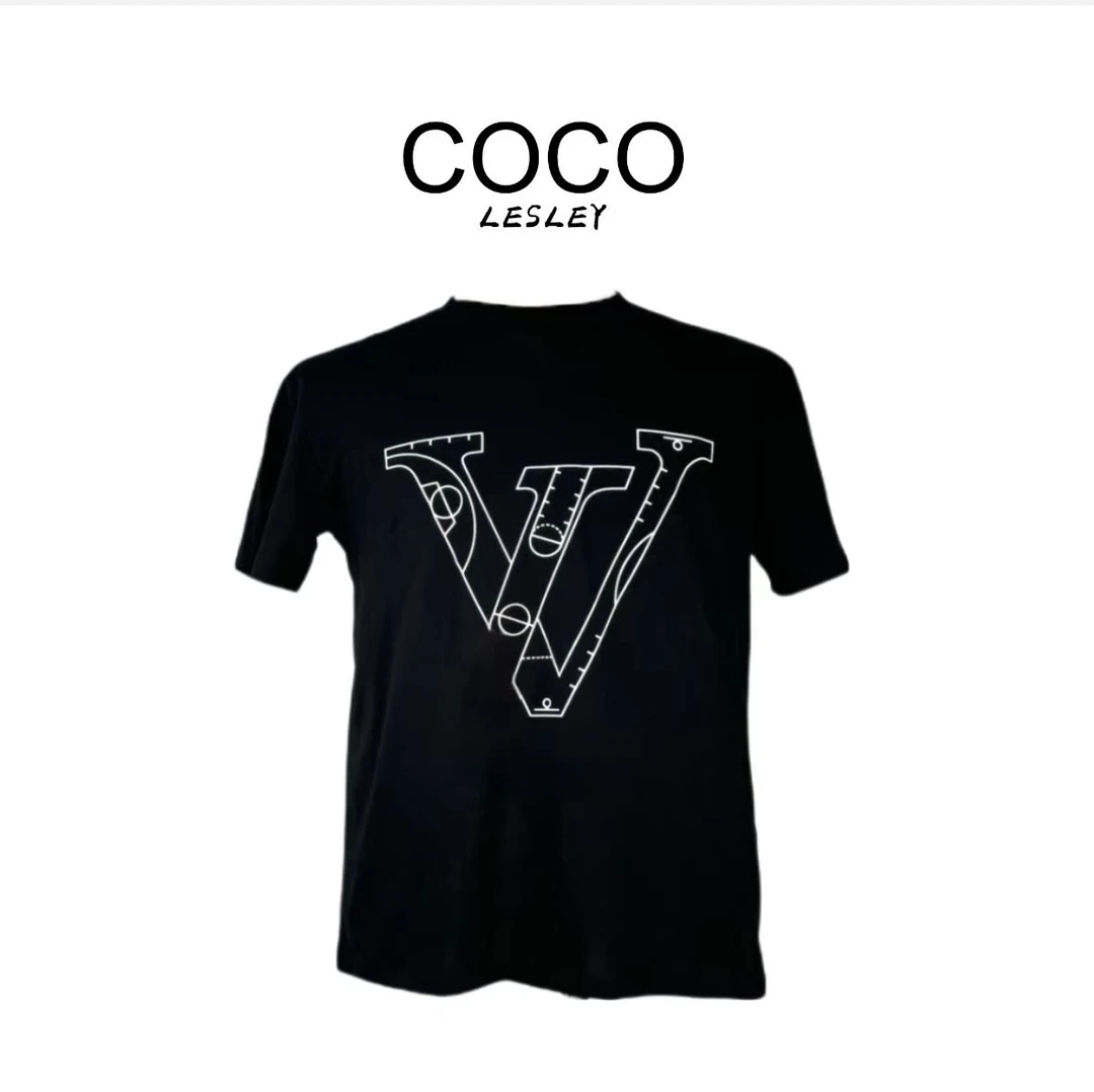 COCO LESELY【a003】2025夏季新款时尚NBA印花圆领短袖T恤 轻奢