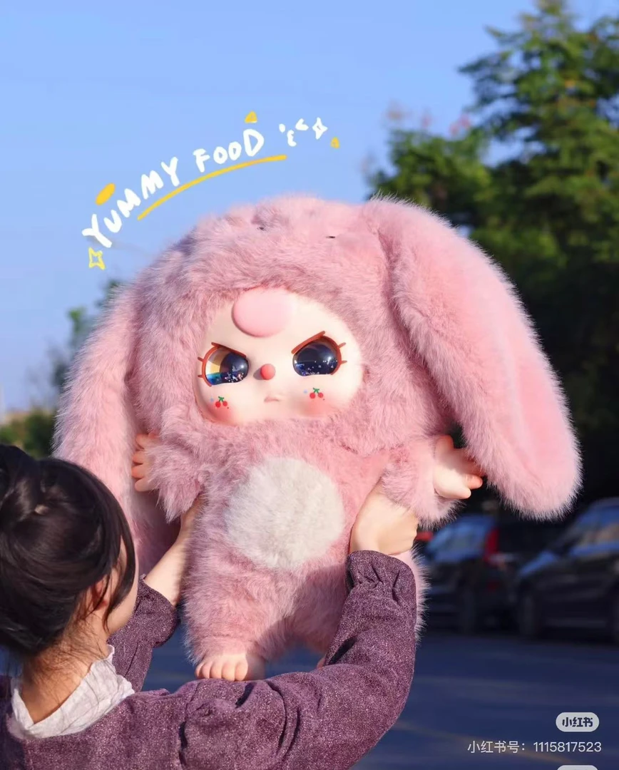 （欧豆豆潮玩）娃三岁1000%大体毛绒盲盒