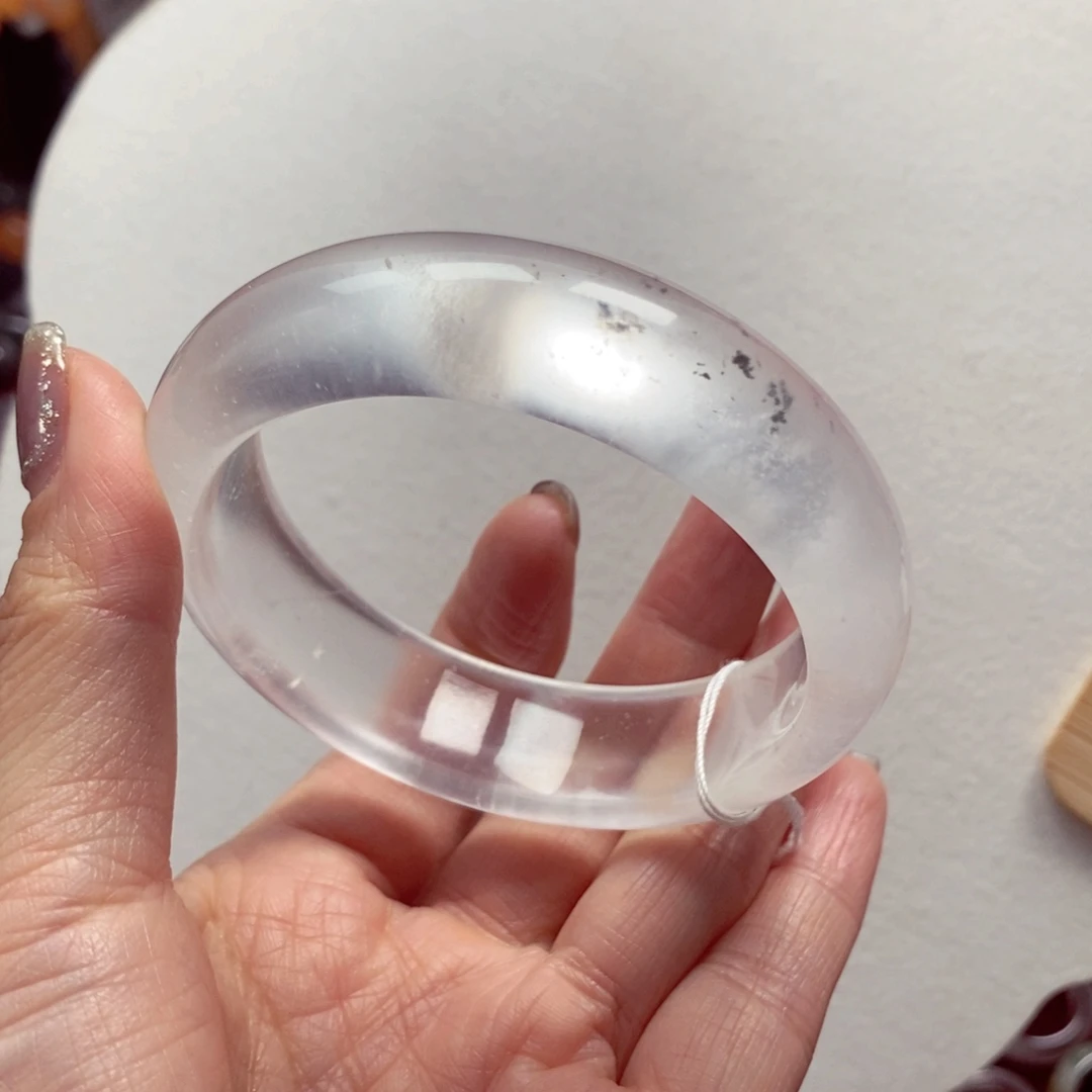 石英质玉未镶嵌手镯56-57