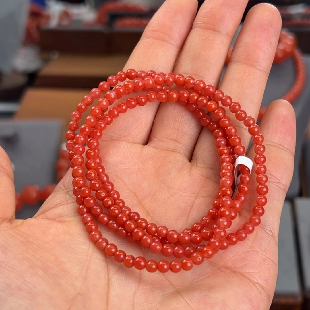 手链未镶嵌南红玛瑙3.5mm
